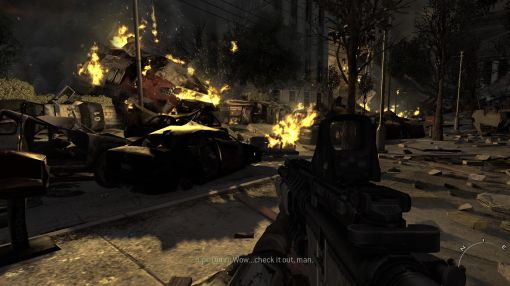 Call of Duty Modern Warfare 2 screenshots on PC, 1920x1080 2aa, max settings, high textures. Spoiler Warning.